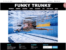 Tablet Screenshot of funkytrunks.com